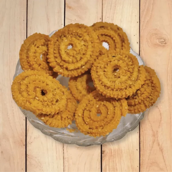 Butter-Chakari top view from chandra snacks.