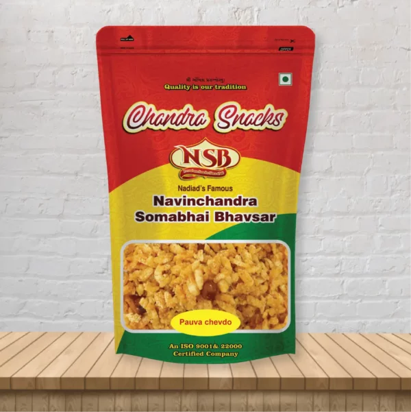 Pauva-chevdo from Chandra Snacks.