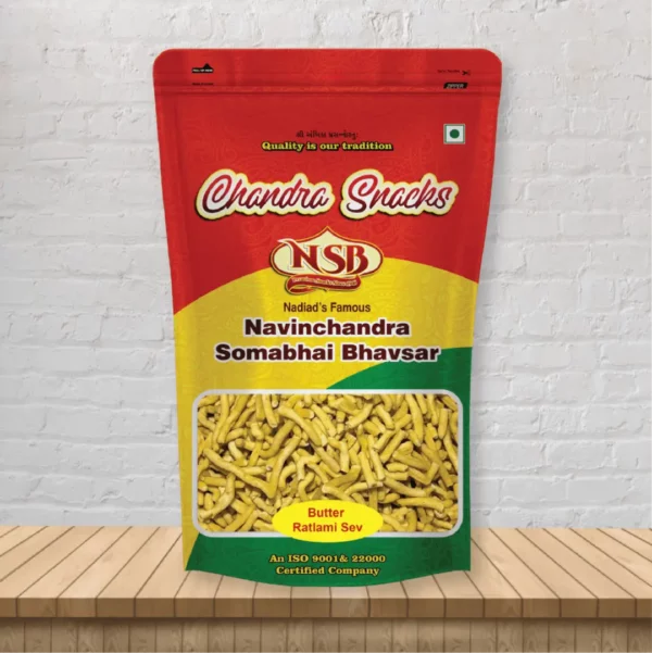 Butter-Ratlami-Sev From Chandra Snacks.