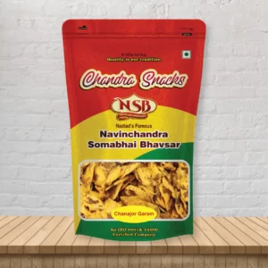 Chanajor Garam From Chandra Snacks.