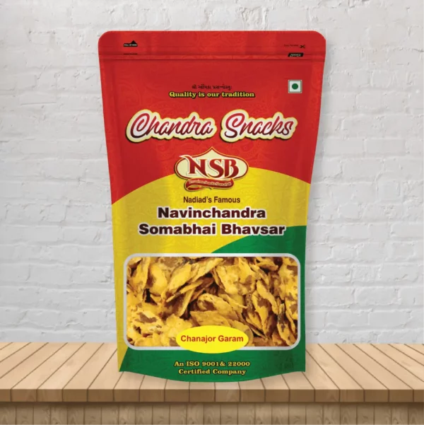 Chanajor Garam From Chandra Snacks.