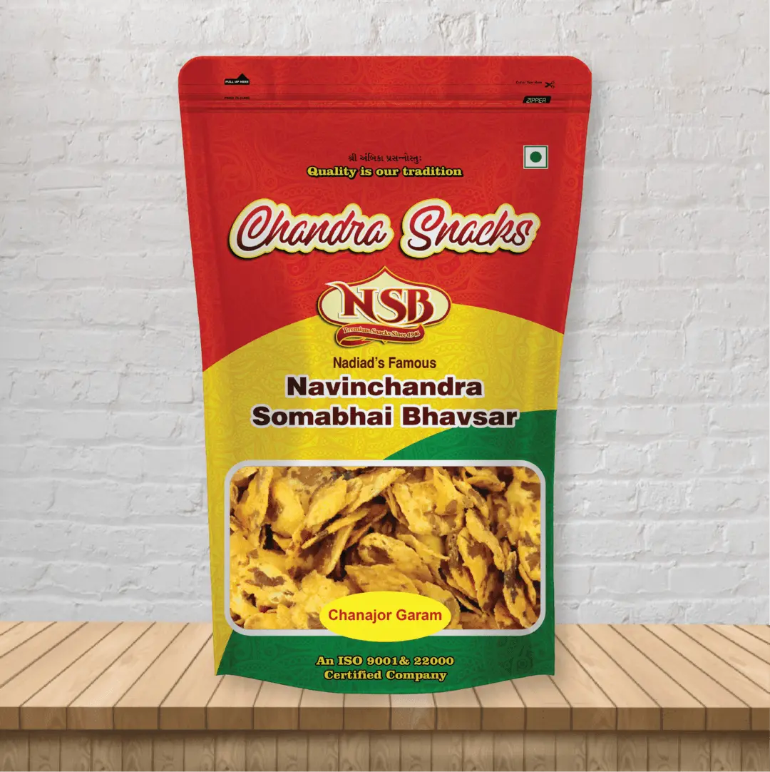 Chanajor Garam From Chandra Snacks.