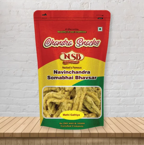 methi-gathiya from chandra snacks.