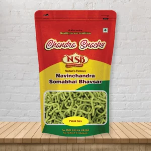 palak-sev from chandra snacks.