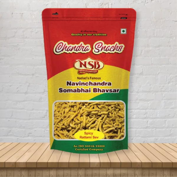 spicy-ratlami-sev from chandra snacks.