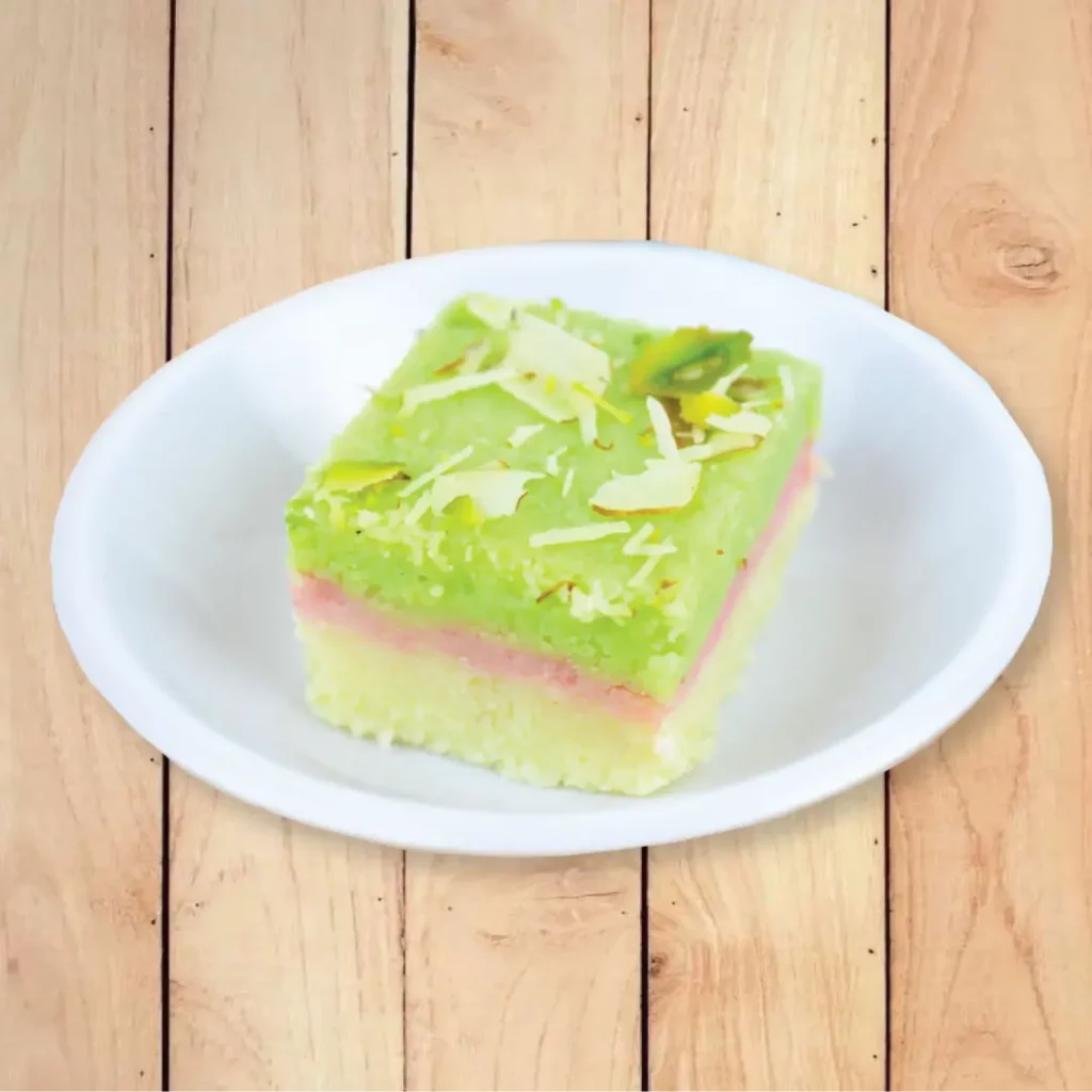 Delicious Tricolor Barfi from Chandrasnacks